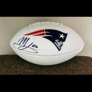 Mac Jones Signed Patriots Full Size NFL Football
